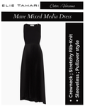 Elie Tahari The Mave Mixed Media Dress