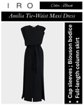 Iro Amilia Tie-Waist Maxi Dress