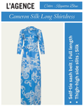 L'Agence Cameron Silk Long Shirtdress