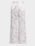 L'Agence Gavin Silk Wide-Leg Pants