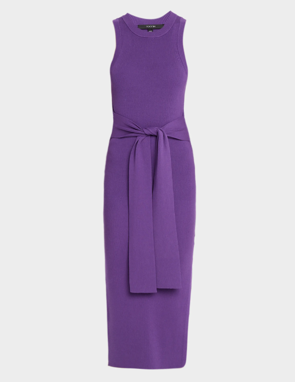 Toccin Piper Racerback Tie-Front Midi Dress