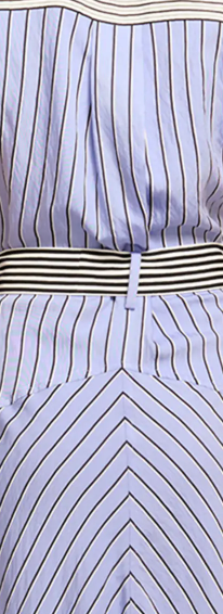 Ramy Brook Vivienne Striped Midi Shirtdress