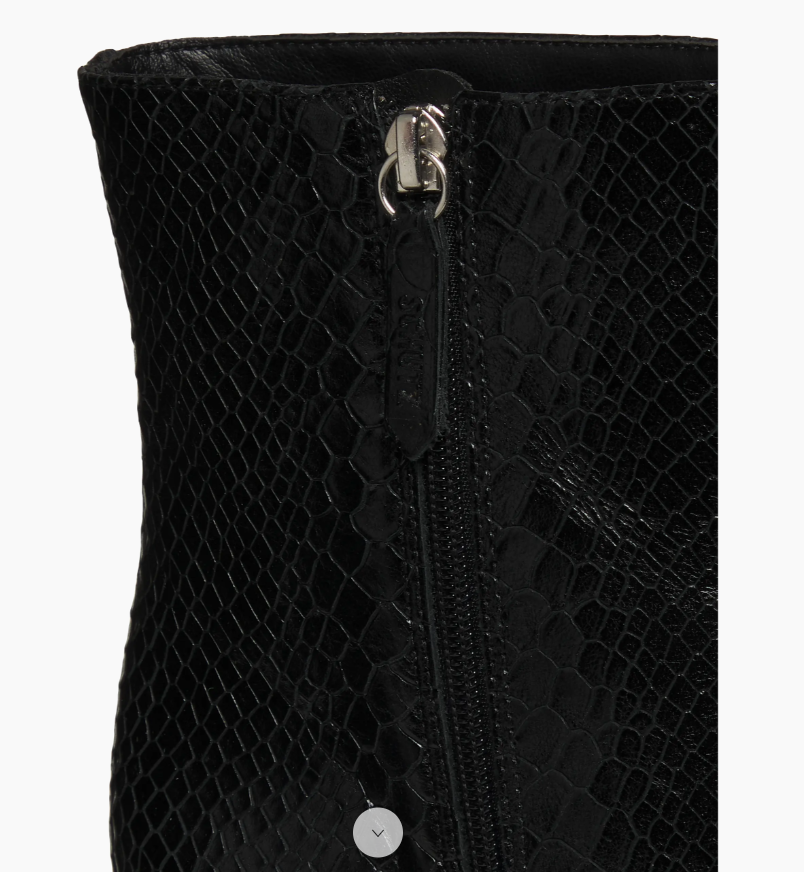 Schutz - Mary 85MM Snake-Embossed Leather Boots