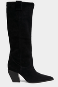 Schutz 85mm Maine Up Suede Knee-High Boots
