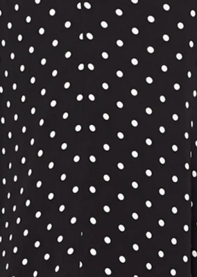 Milly Spencer Sleeveless Polka Dot Ruffle Maxi Dress