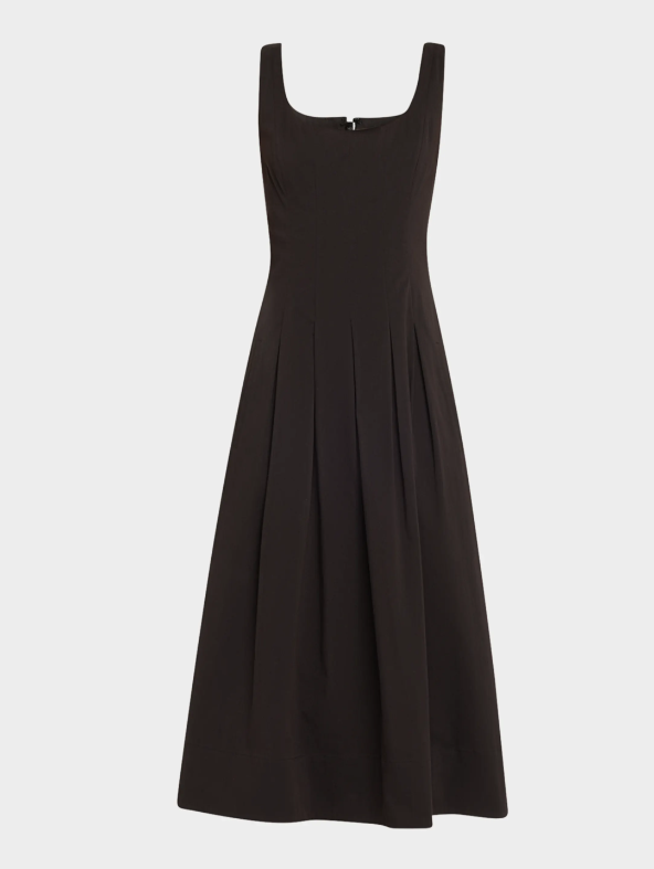 Proenza Schouler White Label Shelby Pleated A-Line Midi Dress