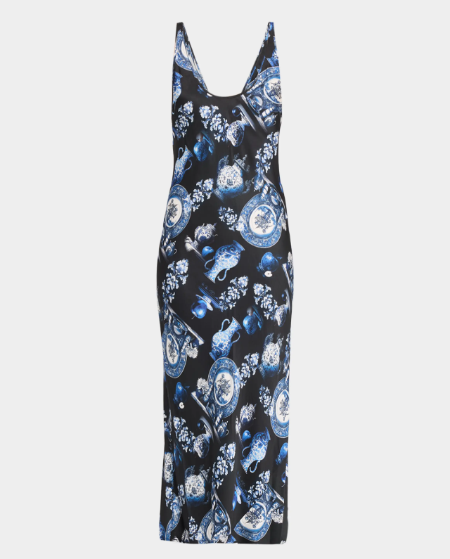 L'Agence Akiya Satin Tank Dress