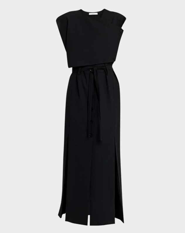 Iro Amilia Tie-Waist Maxi Dress