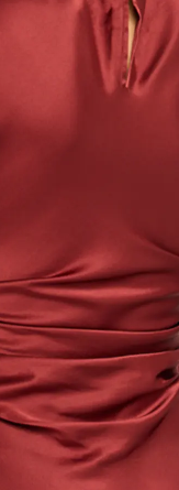 STAUD Marcel Silk Midi Dress